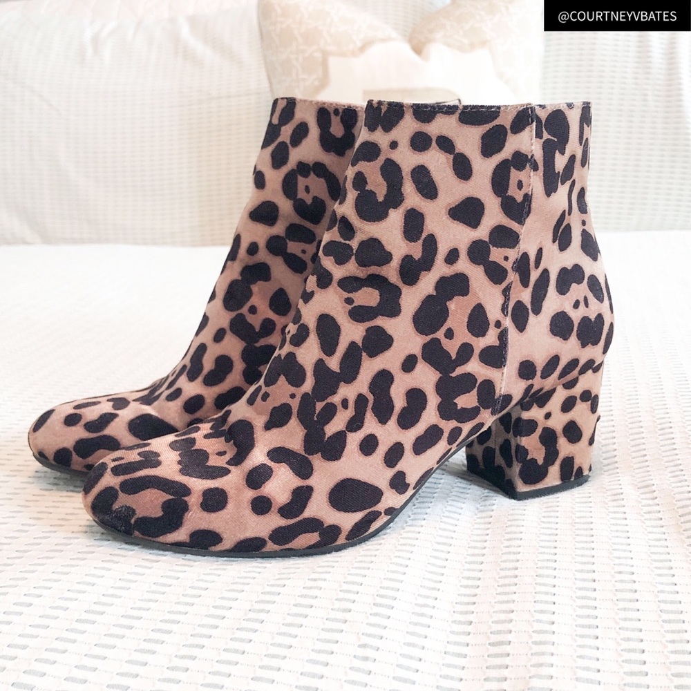A New Day Leopard Booties